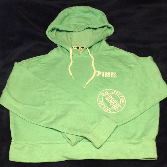 PINK Victoria's Secret Tops - PINK crop hoodie